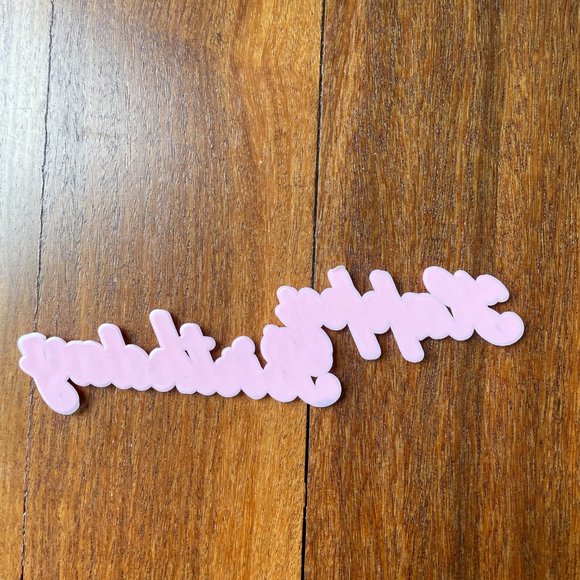 Vintage Faux Straw hat with "Dad" & Happy Birthday in Script Cake Toppers - Picture 5 of 6